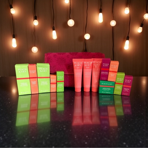 Peach & Lily Other - 🧡💚PEACH & LILY 🧡💚14-Piece Skincare Bundle/Plus 3 Free Bonus P&L Items/NIB/NIP
